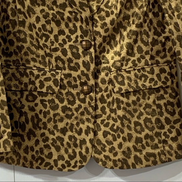 💥💥5 STAR Rated💥💥NWT Metallic Animal Print Blazer - Picture 10 of 10
